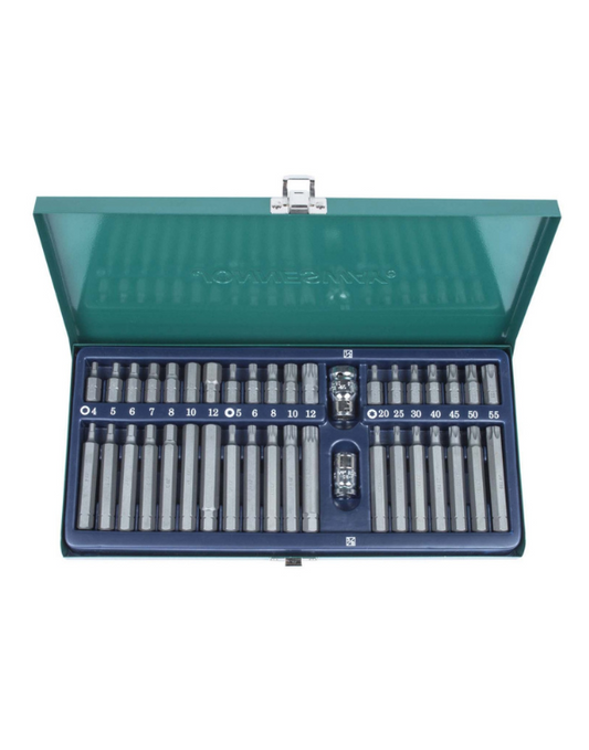 JUEGO DE PUNTAS TORX-IMBUS-HEX JONNESWAY 40 PIEZAS (S29H4140S)
