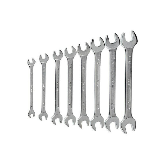JUEGO DE LLAVES DOBLE CORONA WORKTOOLS 8 PIEZAS