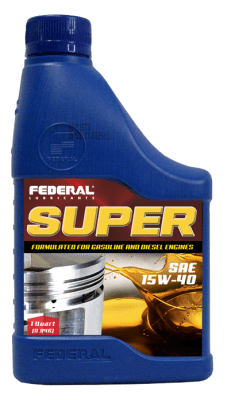FEDERAL SUPER 15W-40 1 LT.