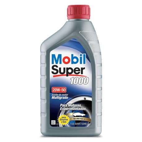 MOBIL SUPER 1000 XHP 20W-50 B-1 LT.