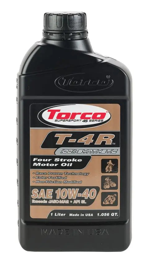 TORCO T-4 FOUR STROKE 10W-40 L-1 LT.