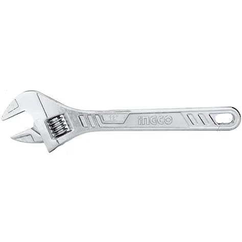 LLAVE FRANCESA AJUSTABLE 12´´ CROMADA INGCO (HADW131122)