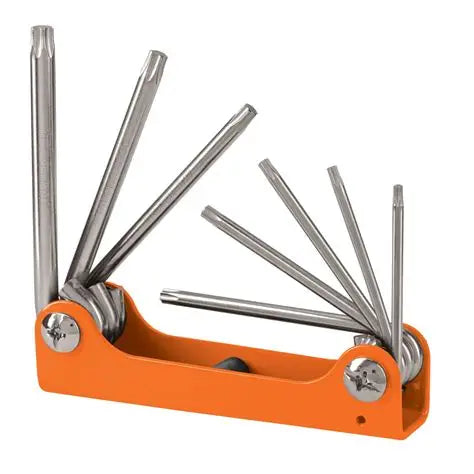 LLAVES TORX TRUPER 8 PIEZAS TIPO NAVAJA (TORX-8)