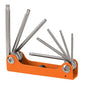 LLAVES TORX TRUPER 8 PIEZAS TIPO NAVAJA (TORX-8)