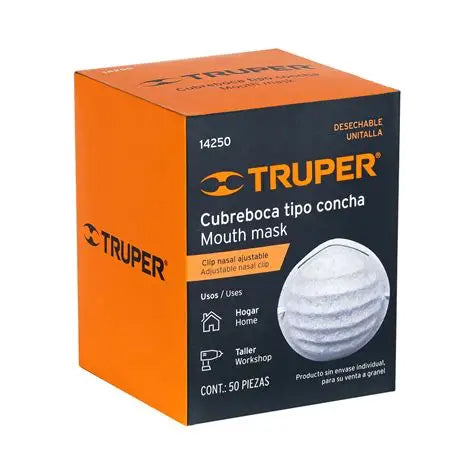 MASCARILLA DESECHABLE TRUPER CAJA 50 Unidades (MAS)