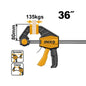 PRENSA  SARGENTO  RAPIDA  INDUSTRIAL   80X900MM  INGCO (HQBC36803)