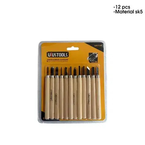 JUEGO GUBIAS 12 PCS UYUSTOOLS   (GBU12M)