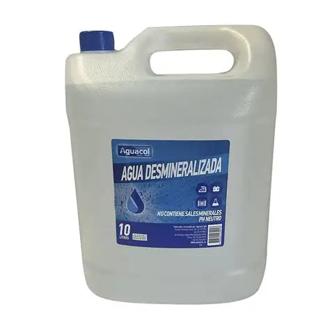 AGUA DESMINERALIZADA 5 LTS.