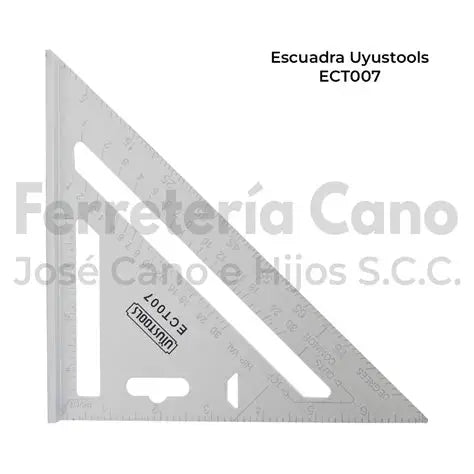 ESCUADRA TRIANGULAR METAL 7'' UYUSTOOLS   (ECT007)
