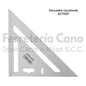 ESCUADRA TRIANGULAR METAL 7'' UYUSTOOLS   (ECT007)