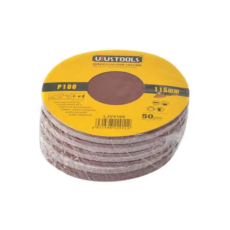 SET 10 DISCO LIJA CON VELCRO P220 UYUS  (LJV7220)