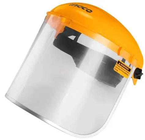 CARETA PROTECTOR FACIAL CON VISOR TRANSPARENTE INGCO (HFSPC01)