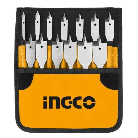 SET DE BROCAS PLANAS PARA MADERA 13 PIEZAS INGCO (AKD41301)