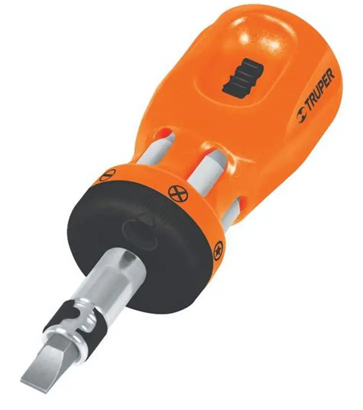 MINIDESTORNILLADOR TRUPER 12 EN 1 (DTROM-12)