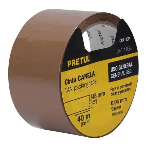 CINTA DE EMBALAJE CAFÉ 40X48MM (CCA-40P)