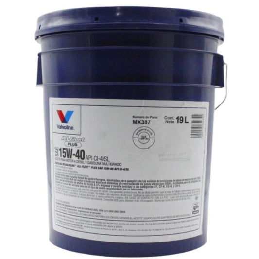 VALVOLINE EURODIESEL E-4 15W-40 CI-4 B-19 LTS.