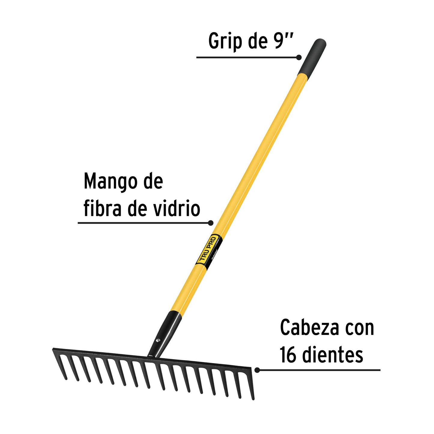 RASTRILLO TRUPER 16 DIENTES (R-16MF)
