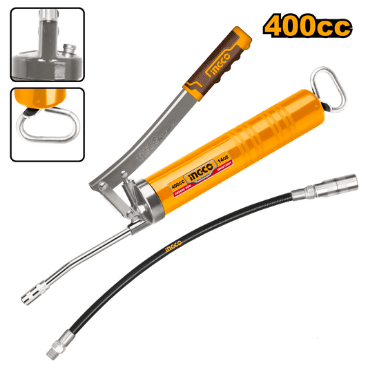 PISTOLA DE ENGRASE MANUAL INGCO 400 CC (GRG015001)