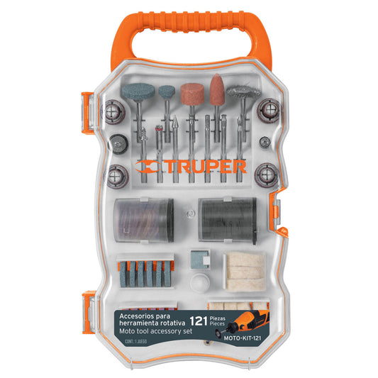 KIT ACCESORIOS PARA HERRAMIENTA ROTATIVA TRUPER (MOTO-KIT)