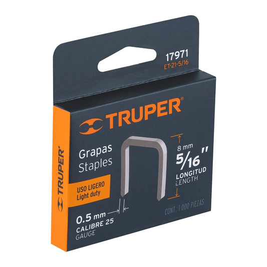 GRAPA PARA ENGRAPADORA TRUPER 5/16´´ (ET-21-5/16)