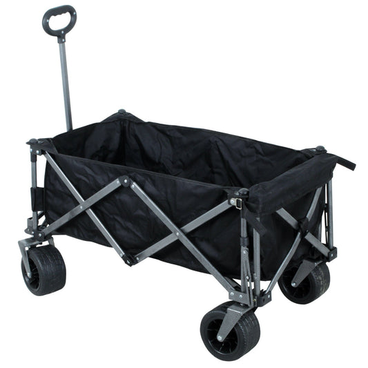 CARRO DE ARRASTRE PLEGABLE EVEREST DE LONA IMPERMEABLE (JK-1005)