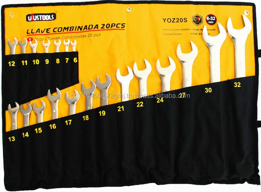 JUEGO LLAVE COMBINADA 12 PCS 6-22MM UYUSTOOLS  (YOZ12S1)