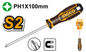 DESTORNILLADOR PHILLIPS PH1/100 MM INGCO (HS28PH1100)