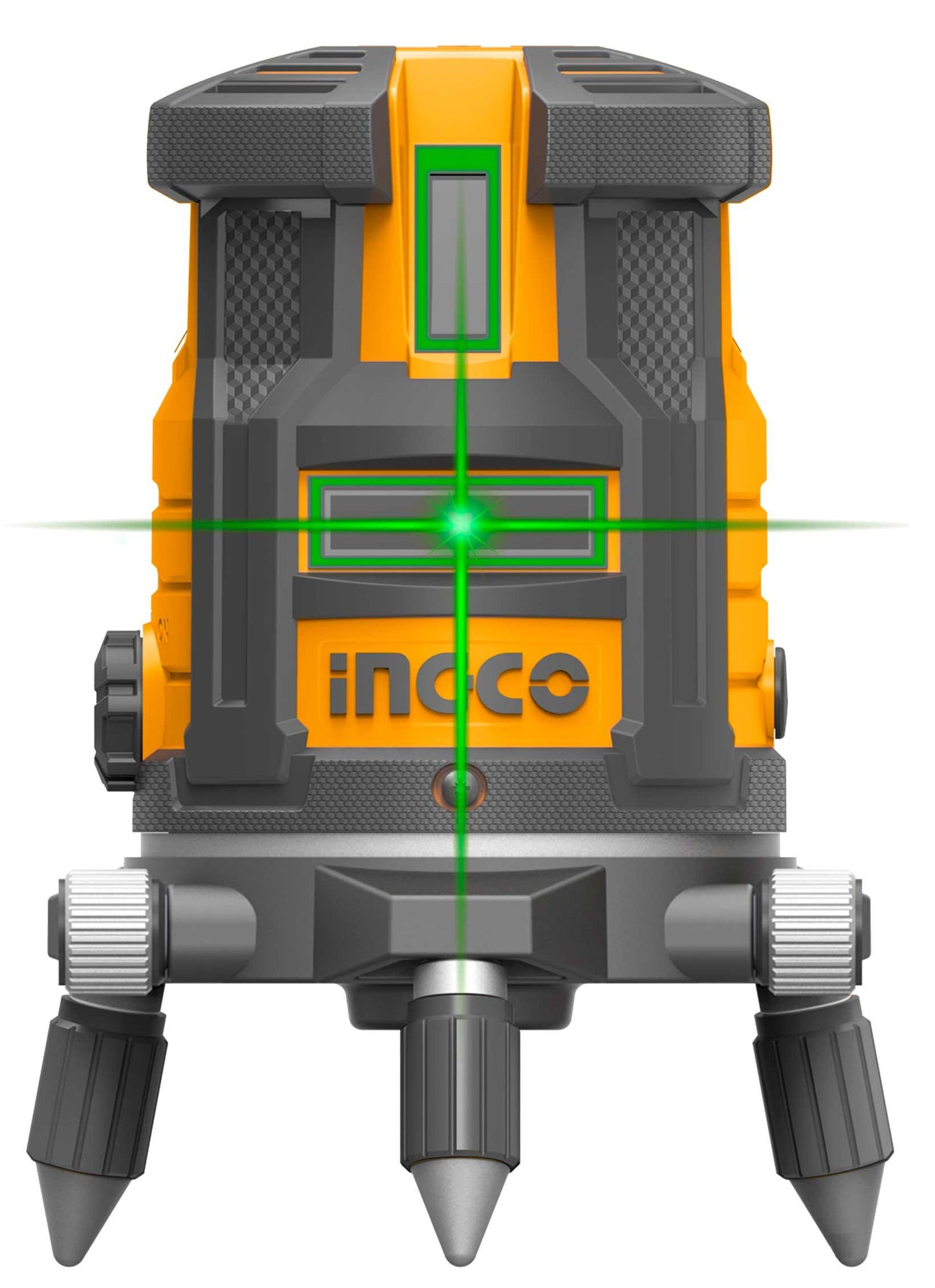 NIVEL LASER INDUSTRIAL AUTONIVELANTE 5 LINEAS 30M LUZ VERDE INGCO (HLL305205)