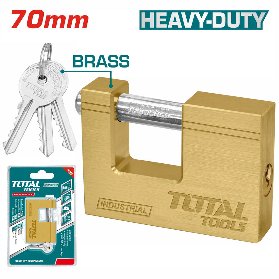 CANDADO CUADRADO RESISTENTE 80 MM TOTAL (TLK32803)