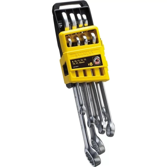 JUEGO LLAVES COMBINADAS STANLEY 8 PZAS. 8-19mm. (STMT78099-840)