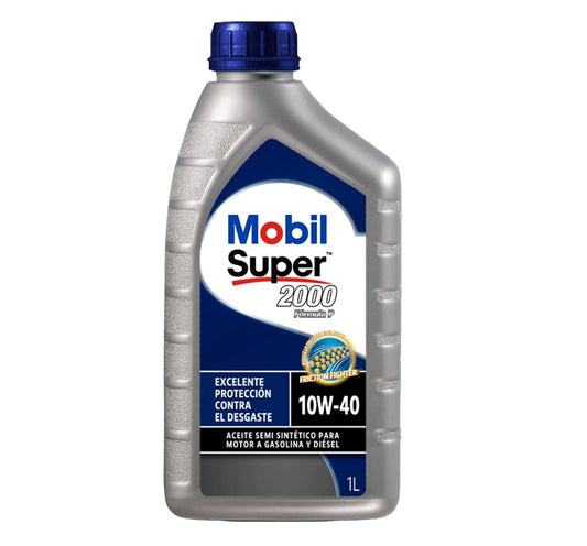 MOBIL SUPER 2000 FORM. P 10W-40 B-1 LT.