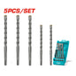 JUEGO BROCAS SDS PLUS TOTAL 5 PCS (TAC190501)