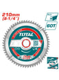 DISCO SIERRA TOTAL ALUMINIO/MADERA 8 1/4" 860 DIENTES (TAC233523)