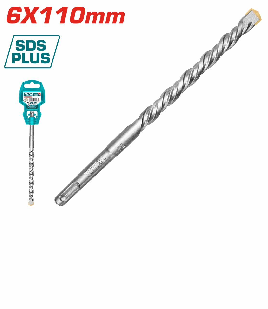 BROCA SDS PLUS TOTAL 6 X 110MM (TAC310601)