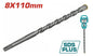 BROCA SDS PLUS TOTAL 8 X 110MM (TAC310801)
