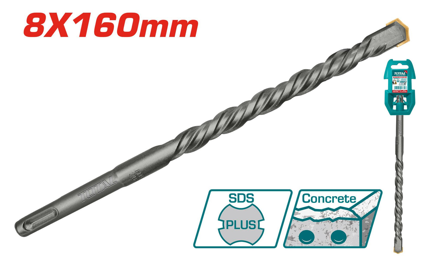 BROCA SDS PLUS TOTAL 8 X 160MM (TAC310802)
