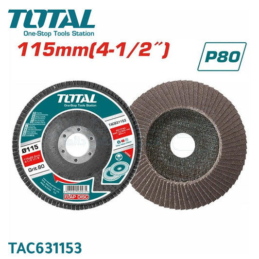 DISCO TRASLAPADO TOTAL 4 1/2´´ GRANO 80 (TAC631153)