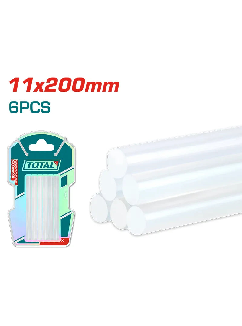 SET SILICONA EN BARRA TOTAL 20CM - 6UNI (TACGT2061)