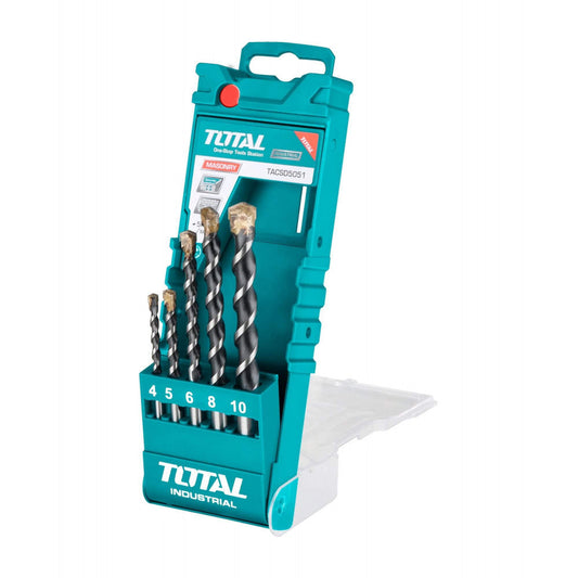 JUEGO BROCAS TOTAL CEMENTO 5 PCS MAMPOSTERIA (TACSD5051)
