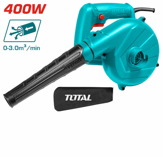 ASPIRADORA Y SOPLADORA TOTAL 400W C/BOLSA (TB2046)