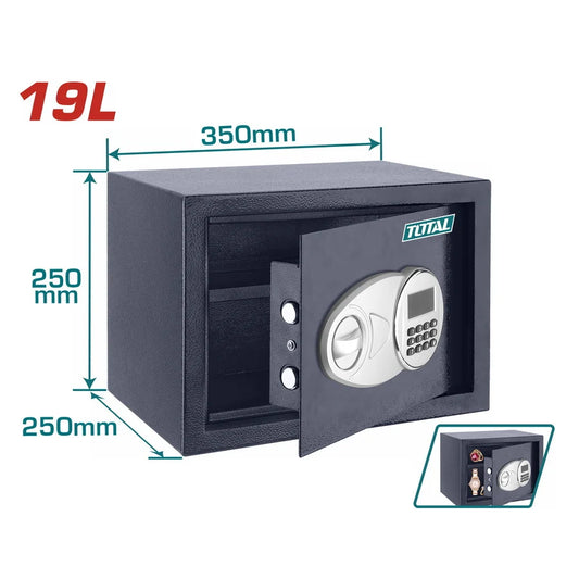 CAJA FUERTE ELECTRONICA 52 L TOTAL(TESF5001)