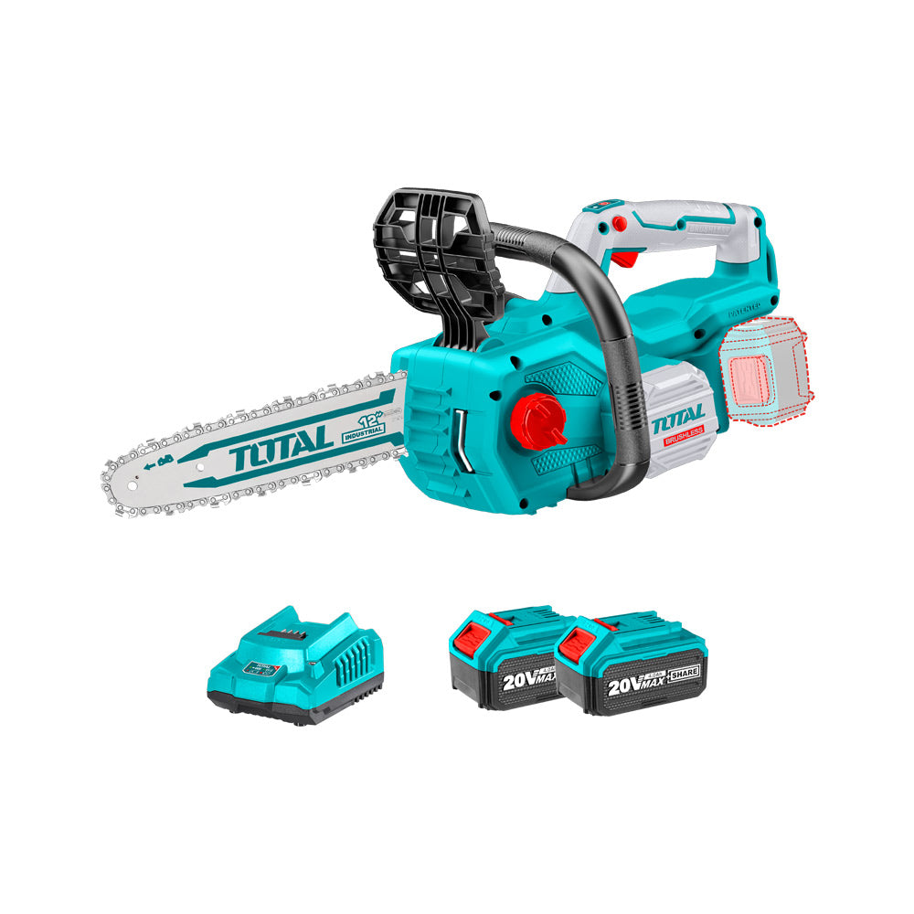 COMBO MOTOSIERRA 12'' + PODADOR INALAMBRICO 20V+2 BAT 4AH + 1 CARG   (TOSLI230703)