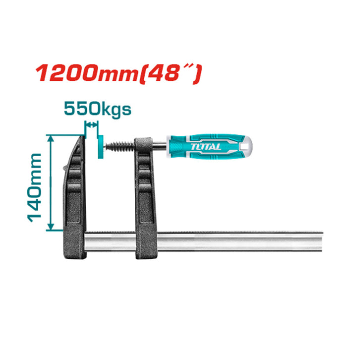 PRENSA SARGENTO TOTAL 140x1200MM (THT1321402)