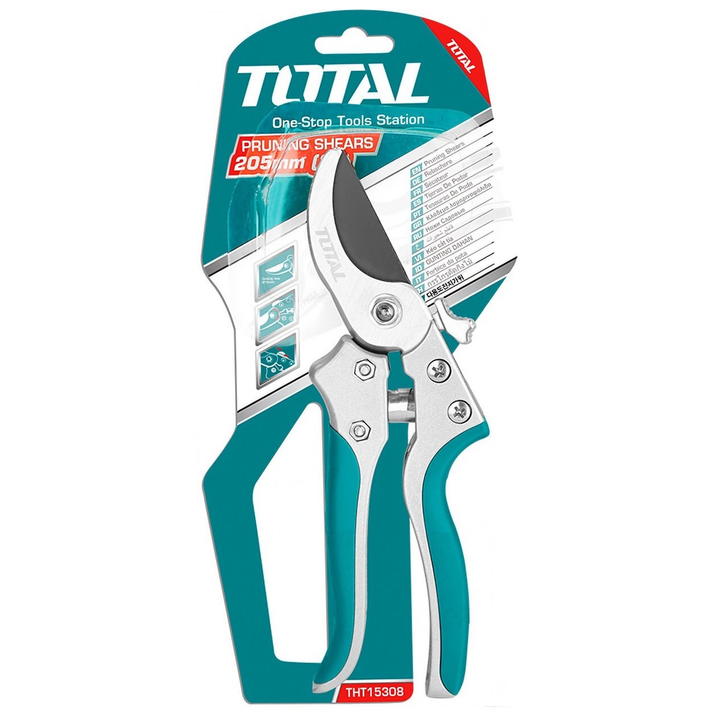 TIJERA DE PODAR TOTAL 8´´ ALTA RESISTENCIA (THT15308)