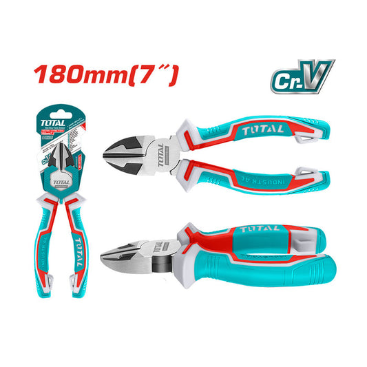 ALICATE DE CORTE DIAGONAL 7´´ INDUSTRIAL TOTAL (THT230706)