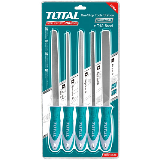 JUEGO DE LIMAS TOTAL 5 PIEZAS INDUSTRIAL (THT918516)