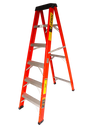 ESCALERA DE TIJERA FIBRA DE VIDRIO 1.5MX4 PELDAÑOS LADDER (FM210-104II)