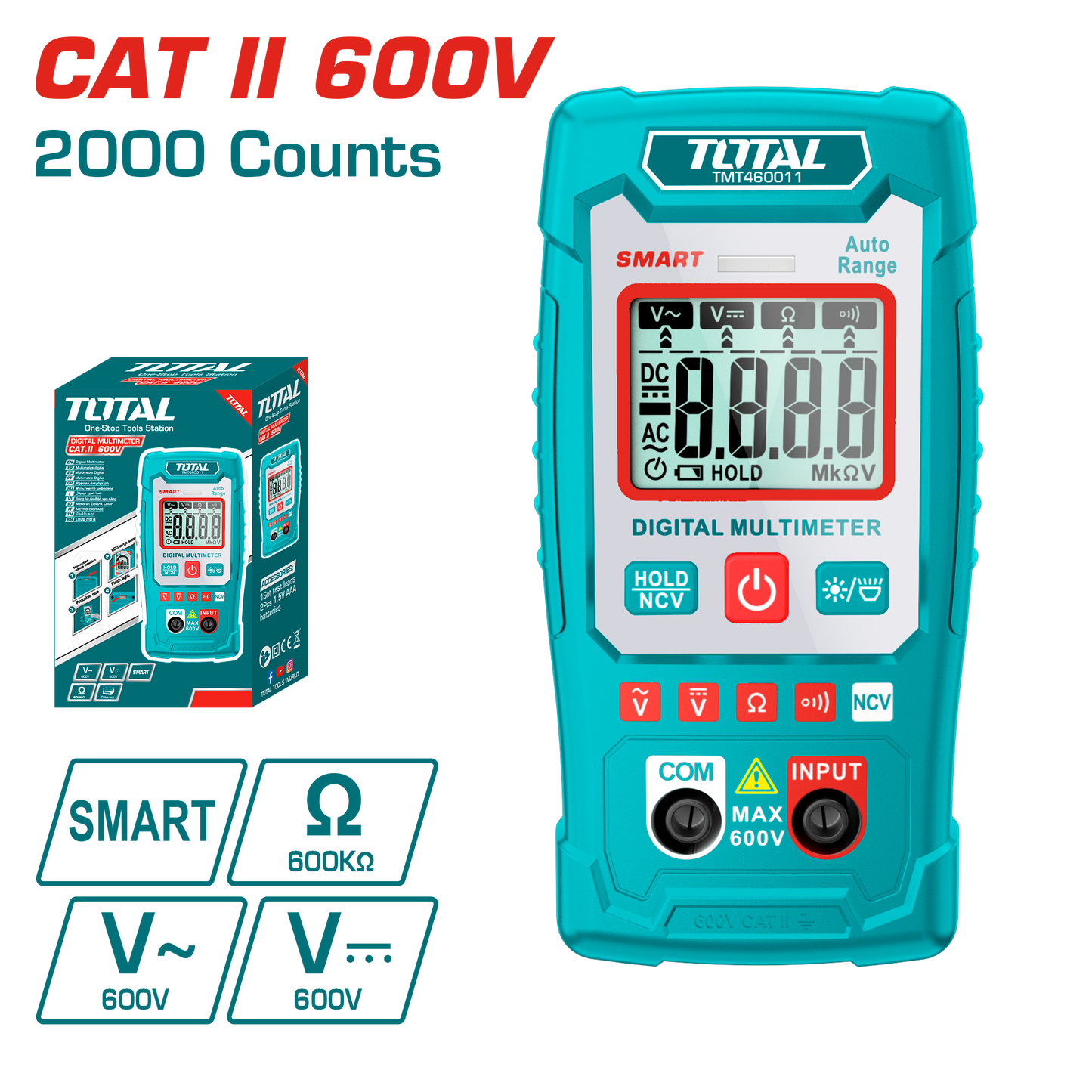 MULTITESTER DIGITAL TOTAL (TMT460011)