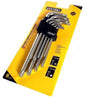 JUEGO LLAVE TORX 9 PCS MEDIANO T10 -T50 UYUSTOOLS  (DEC902)