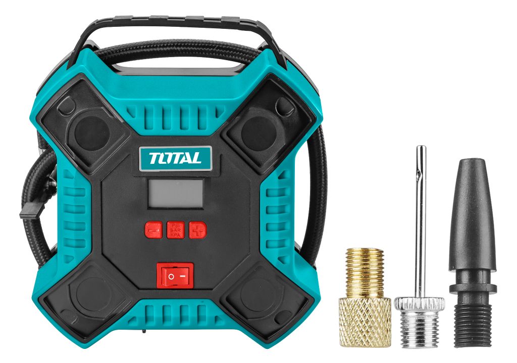 COMPRESOR DE AIRE TOTAL 12V 11BAR 35 L/MIN (TTAC1601)